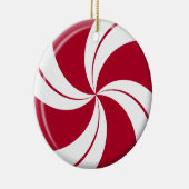 Pfefferminz-Strudel-Streifen u. Minze-Süßigkeit Keramikornament (Rechts)