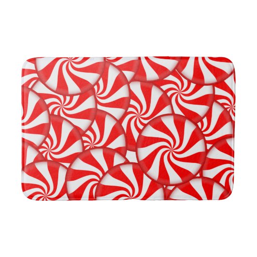 Pfefferminz-Süßigkeit Badematte (Vorderseite)