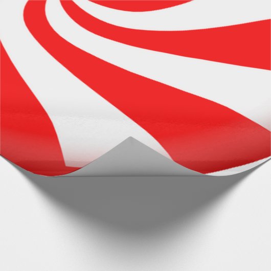 Pfefferminz-Süßigkeit Geschenkpapier (Ecke)