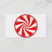 Pfefferminz-Süßigkeit Visitenkarte (Rückseite)