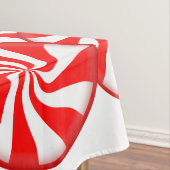 Pfefferminz-Süßigkeits-frohe Weihnachten Tischdecke (Beispiel)