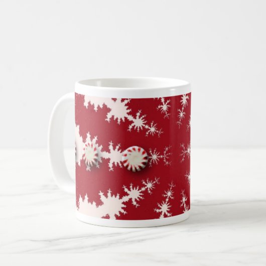 Pfefferminz-Süßigkeits-Tasse Kaffeetasse (Vorderseite Links)