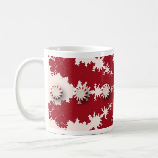 Pfefferminz-Süßigkeits-Tasse Kaffeetasse (Links)