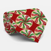Pfefferminz-Süßigkeits-WeihnachtsKrawatte Krawatte (Gerollt)