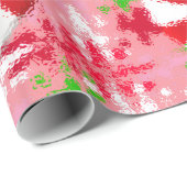 Pfefferminz-Swirle Geschenkpapier (Rolleneckpunkt)