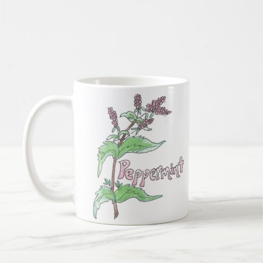 Pfefferminz-Tee-Tasse Kaffeetasse (Links)
