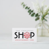 Pfefferminz-Visitenkarten Visitenkarte (Stehend Vorderseite)