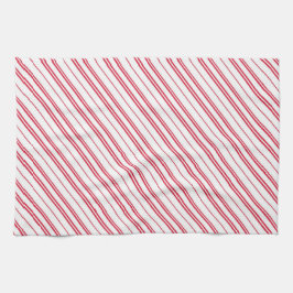 Pfefferminz-Weihnachts-Candy-Cane-Streifen Geschirrtuch