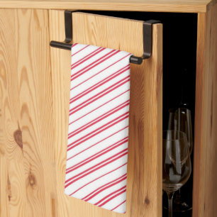 Pfefferminz-Weihnachts-Candy-Cane-Streifen Geschirrtuch