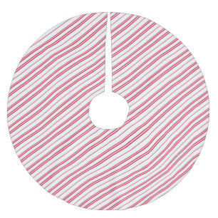 Pfefferminz-Weihnachts-Kandiszucker-Streifen Polyester Weihnachtsbaumdecke