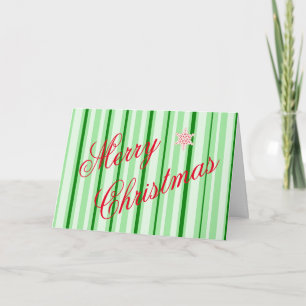 Pfefferminz-Weihnachtskarte Karte
