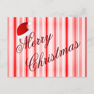 Pfefferminz-Weihnachtskarte Postkarte