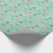 Pfefferminz Winter Geschenkpapier (Ecke)