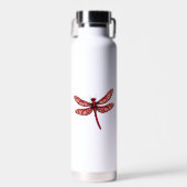 Pfefferminz-Wirbel-Libelle Trinkflasche (Vorne)