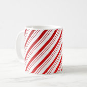 Pfefferminz-Zuckerstange-Tasse Kaffeetasse (Vorderseite Links)