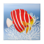 Pfefferminzangelfish-Fliese Fliese (Vorderseite)