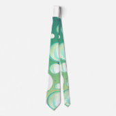 Pfefferminzaqua, grüne Bläschen Krawatte (Vorderseite)