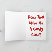 Pfefferminzbär Feiertagskarte (Innenseite)