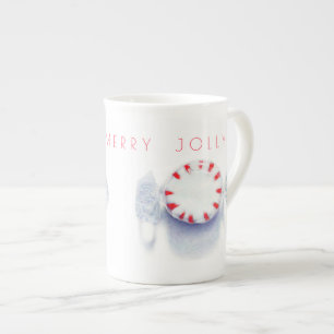Pfefferminzbonbon Fröhlich Froh Lustig Bone China Porzellantasse