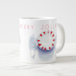 Pfefferminzbonbon Fröhlich Froh Lustig Große Weiße Jumbo-Tasse