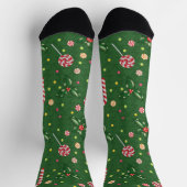 Pfefferminzbonbon Socken (Oben)