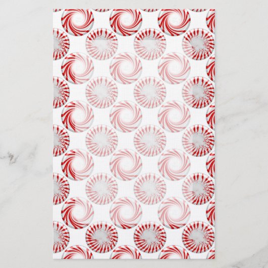 Pfefferminzbonbons Briefpapier (Vorderseite)