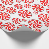 Pfefferminzbonbons Geschenkpapier (Ecke)