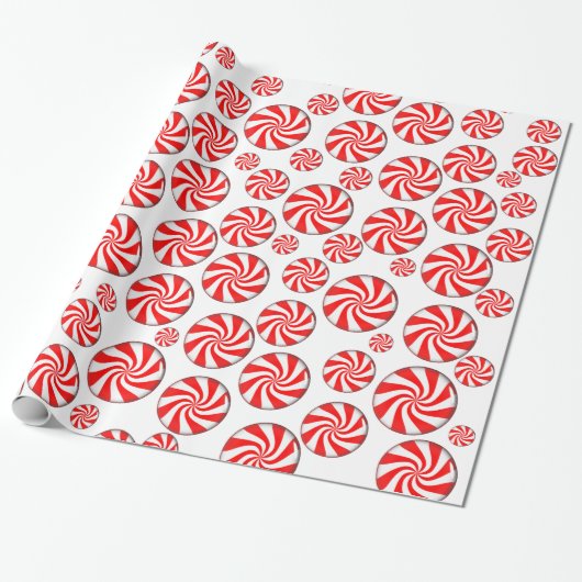 Pfefferminzbonbons Geschenkpapier (Ungerollt)