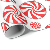 Pfefferminzbonbons Geschenkpapier (Rolleneckpunkt)