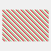 Pfefferminzbonbons, rot, grün, rosa  geschenkpapier set (Vorderseite 2)