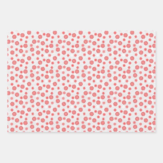 Pfefferminzbonbons und inspirierende Worte Geschenkpapier Set (Vorderseite 3)