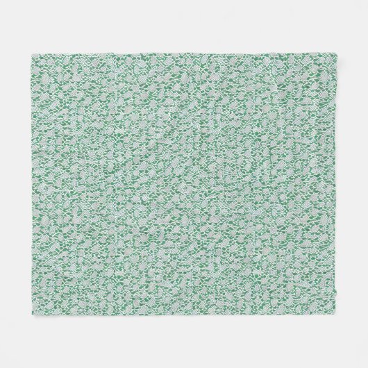 Pfefferminzcreme Cceladon hellgrün grau Fleecedecke (Vorderseite (Horizontal))