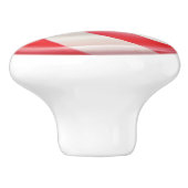 Pfefferminze Keramikknauf (Seitenansicht)