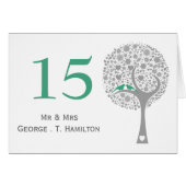 Pfefferminze liebt Mod-Tischnummern (Vorderseite (Horizontal))