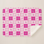 Pfefferminzen und Schneeflocken hinzufügen Sherpadecke (Vorderseite (Horizontal))