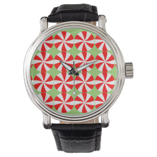 Pfefferminzgrün Armbanduhr