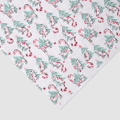 Pfefferminzkatzen und Weihnachtsbäume Seidenpapier (Ausschnitt)