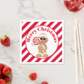 Pfefferminzkuchen Party Servietten (Beispiel)