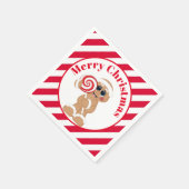 Pfefferminzkuchen Party Servietten (Ecke)