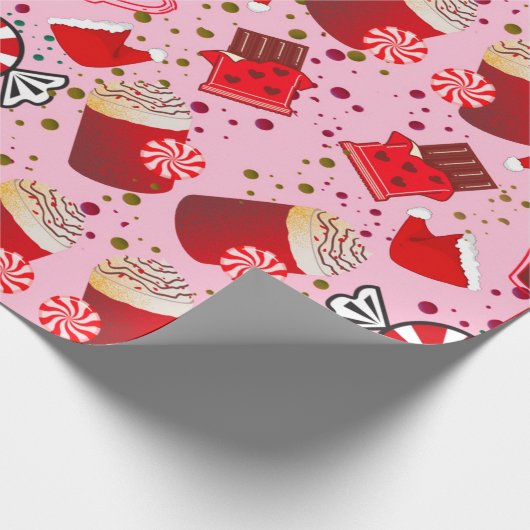 Pfefferminzpapier Geschenkpapier (Ecke)