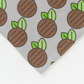 Pfefferminzpartei Fleecedecke (Ecke)