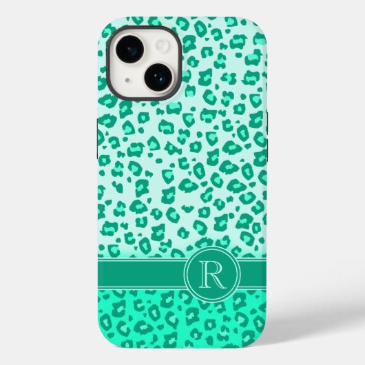 Pfefferminzprägegehäuse aus Leopard Case-Mate iPhone Hülle (Rückseite)