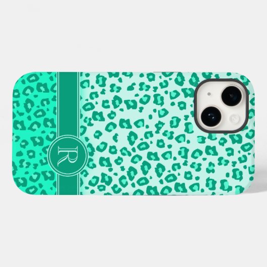 Pfefferminzprägegehäuse aus Leopard Case-Mate iPhone Hülle (Rückseite (Horizontal))