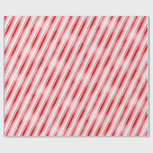 Pfefferminzstreifen Geschenkpapier (Flach)