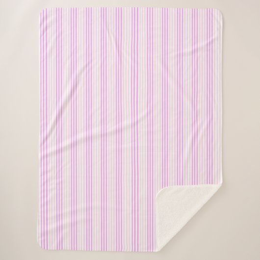 Pfefferminzstreifen Sherpadecke (Vorderseite)