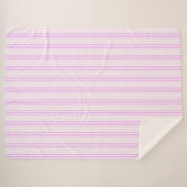 Pfefferminzstreifen Sherpadecke (Vorderseite (Horizontal))