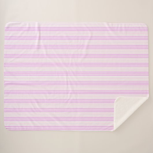 Pfefferminzstreifen Sherpadecke (Vorderseite (Horizontal))