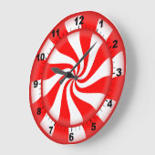 Pfefferminzsuhr Große Wanduhr (Winkel)