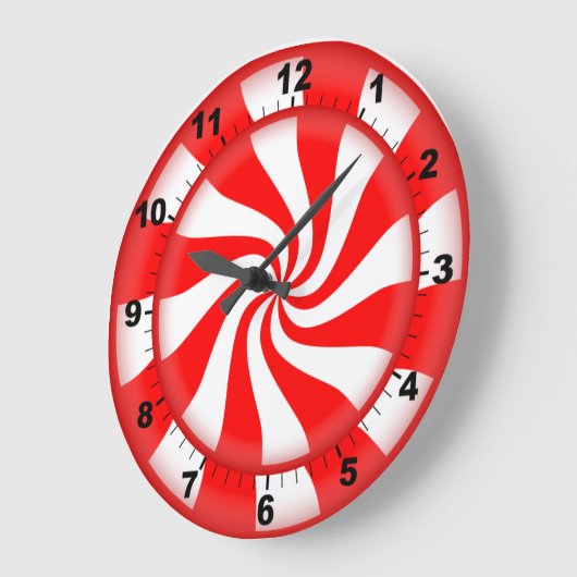 Pfefferminzsuhr Große Wanduhr (Winkel)