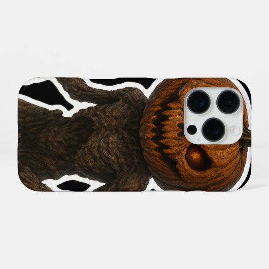 Pfeffermonster-Sticker iPhone Hülle (Rückseite (Horizontal))